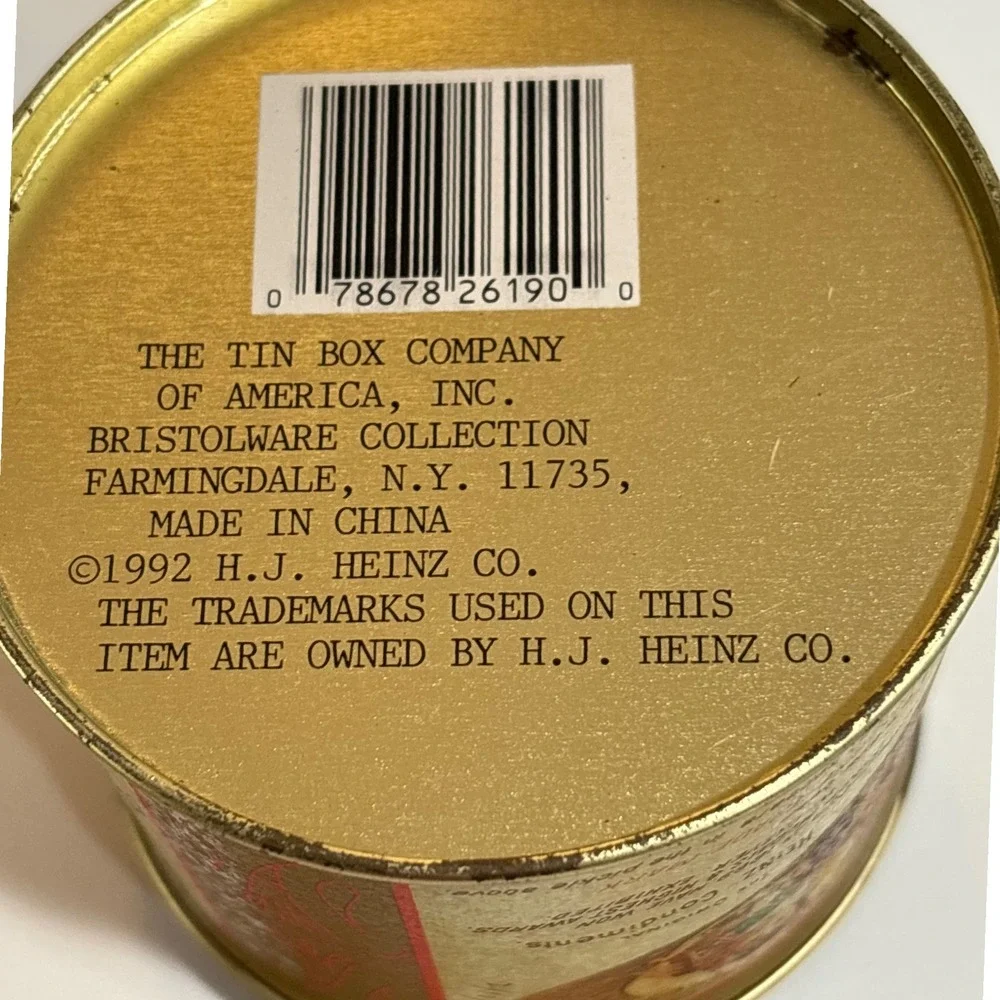 H.J. Heinz Co. Pickle Tin‎ Collectible Condiments Advertising Storage 1992